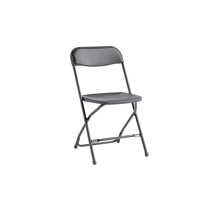 Plastic Folding Chair-silver