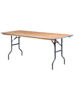 6 Ft Plywood Banquet Tables