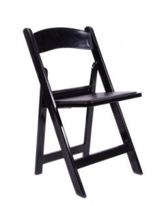Resin Folding Chair-black