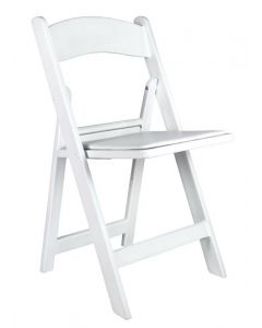 Resin Folding Chairs-white