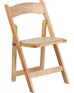 Wood Folding Chairs-natural
